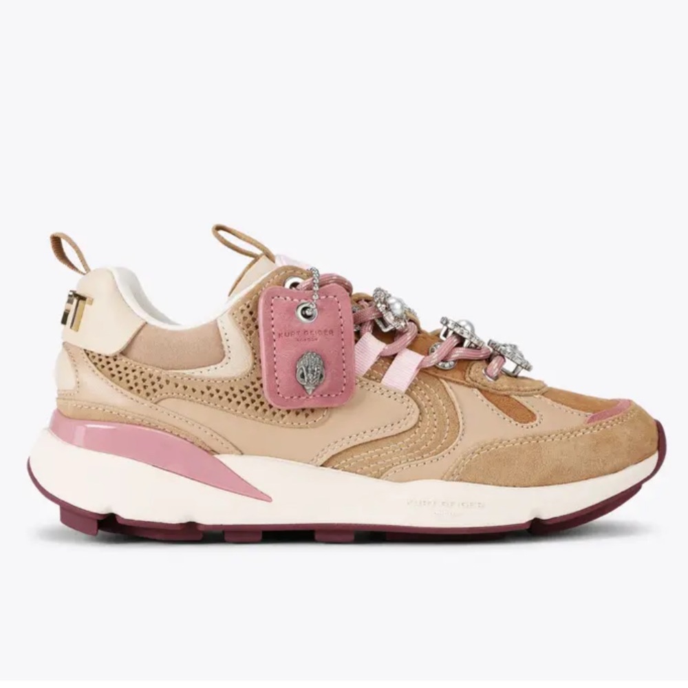 BRAND NEW Kurt Geiger Runner Sneaker CAMEL